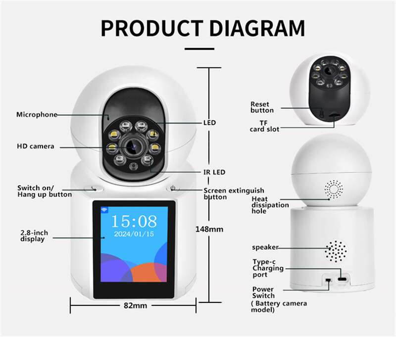 Best Baby Monitor With Camera and Icsee App DK-06