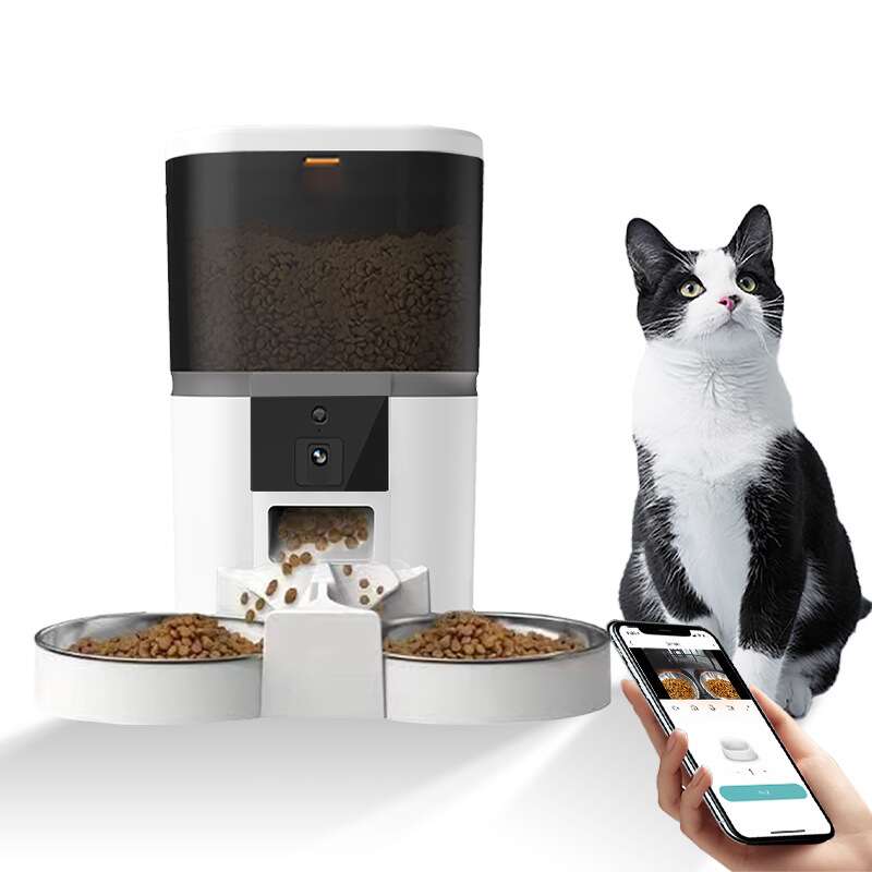 Automatic Feeders For Cats With Camera for monitoring pets PT-04