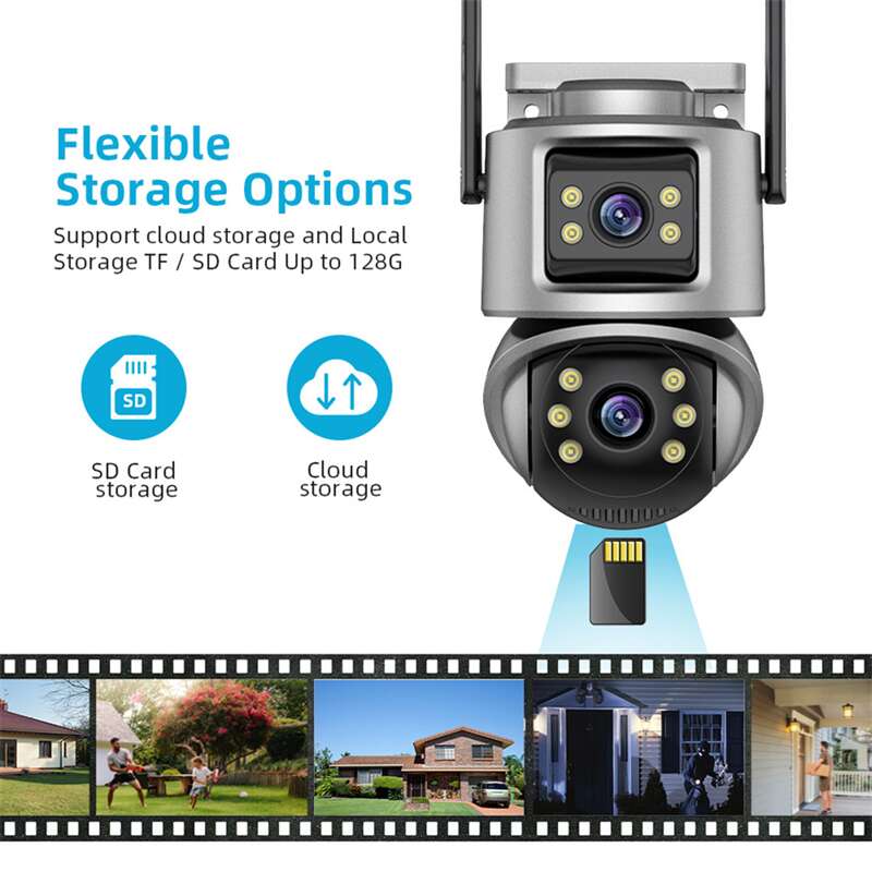 Cctv Outdoor Security Camera With Dual lens SK-19