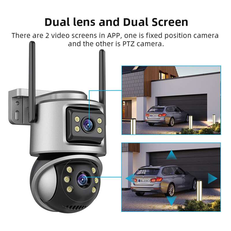 Cctv Outdoor Security Camera With Dual lens SK-19