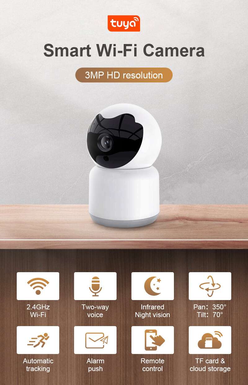 Indoor Surveillance Camera For Pet Monitoring PT-13