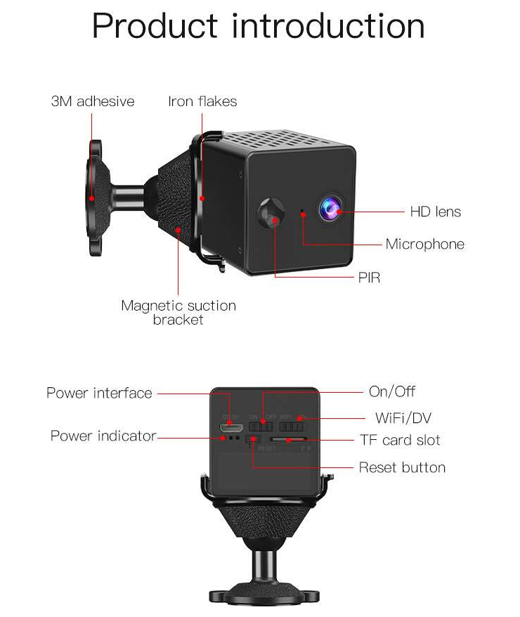 3MP Low Power Wireless Battery Camera SR-13