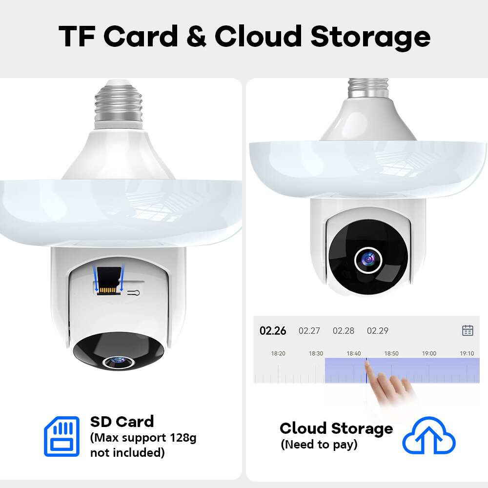 Flood Light Smart Bulb Camera SK-24