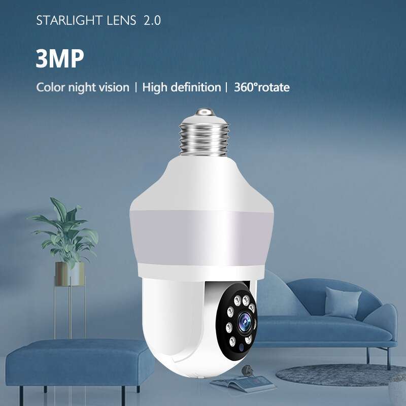 New Surveillance Light Bulb Camera Wireless Outdoor SK-25