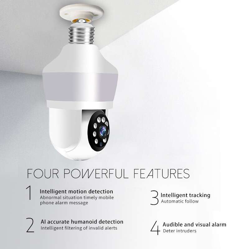 New Surveillance Light Bulb Camera Wireless Outdoor SK-25