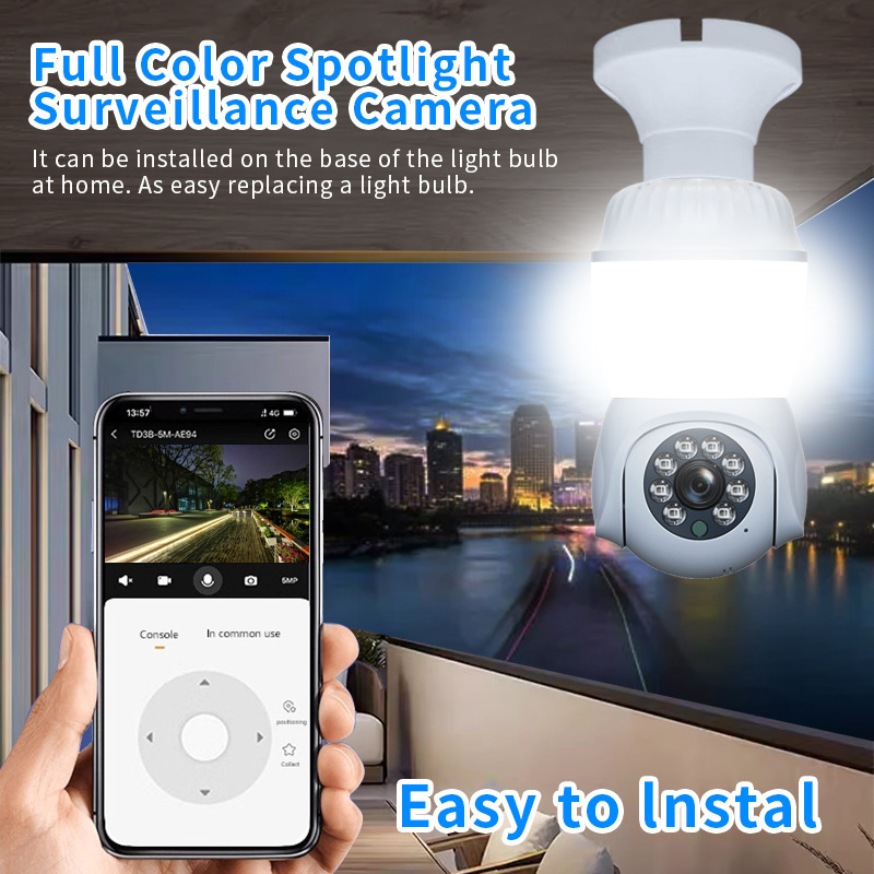 New Security Light Bulb Camera SK-27