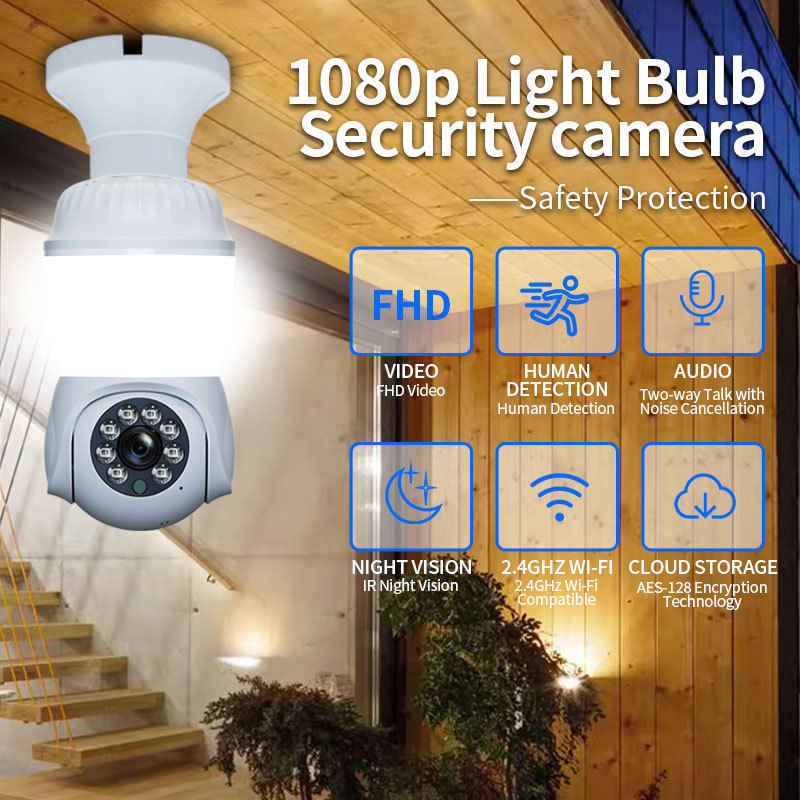 New Security Light Bulb Camera SK-27