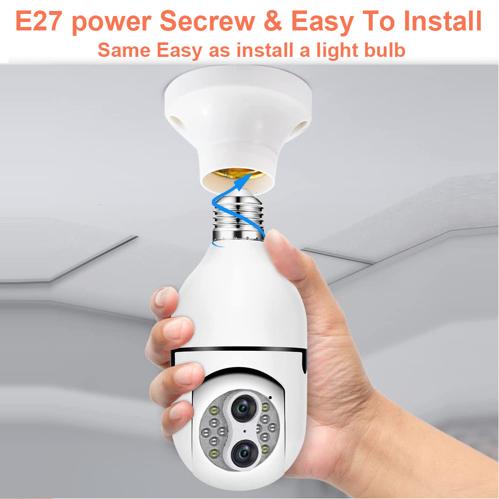 10X Zoom Outdoor Light Bulb Camera SK-28