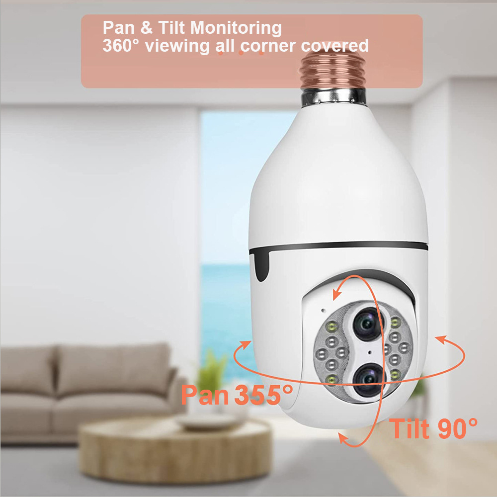 10X Zoom Outdoor Light Bulb Camera SK-28