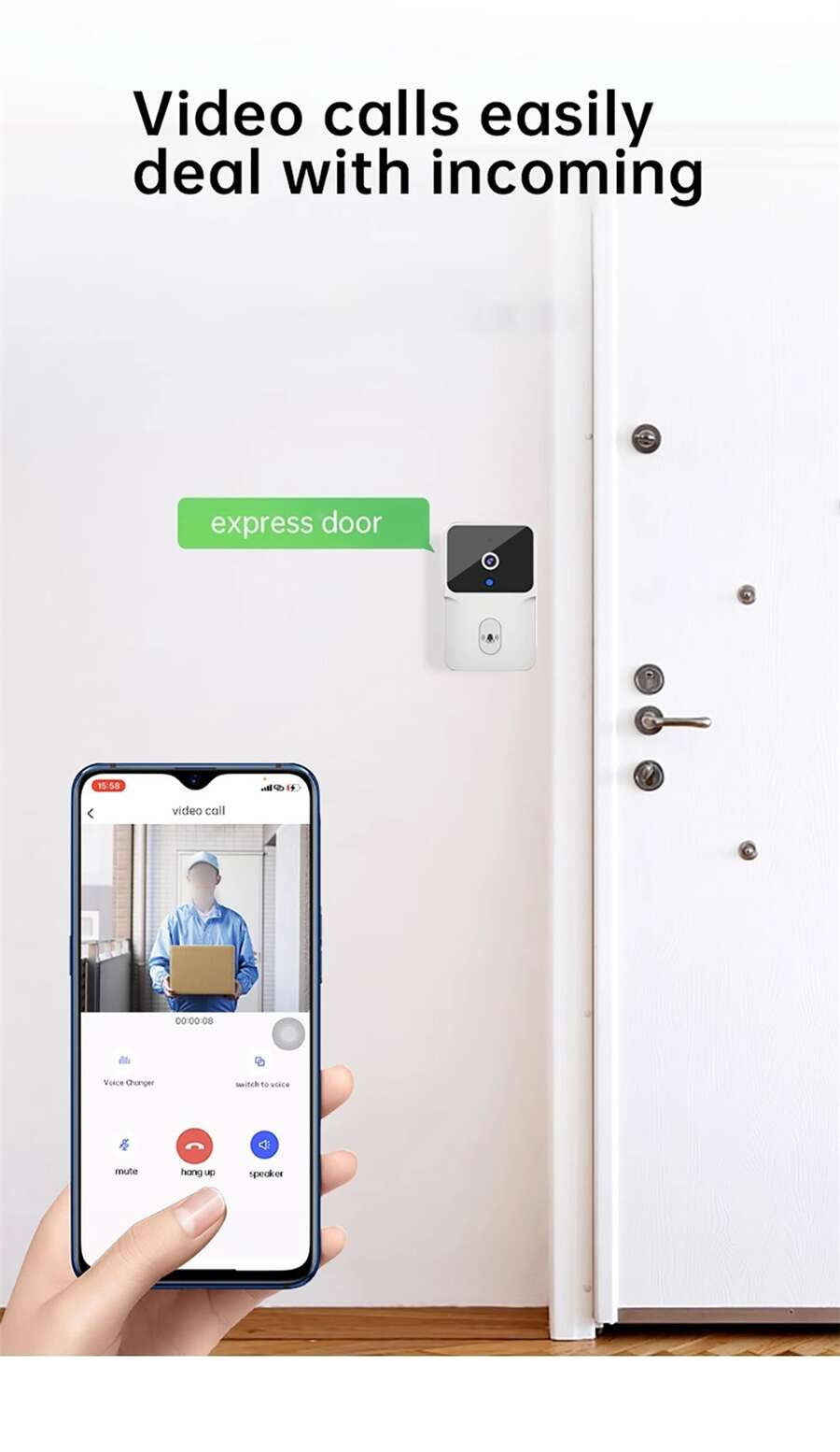 Smart Doorbell Camera With Tuya APP SK-31