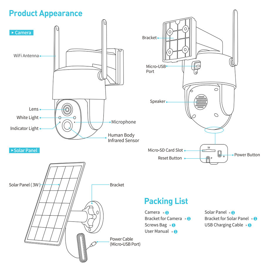 Best Solar Security Cameras With Audio  SR-16