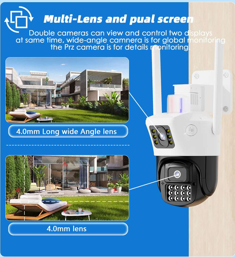 Automatic Tracking Wireless Ptz Ip Camera PK-22