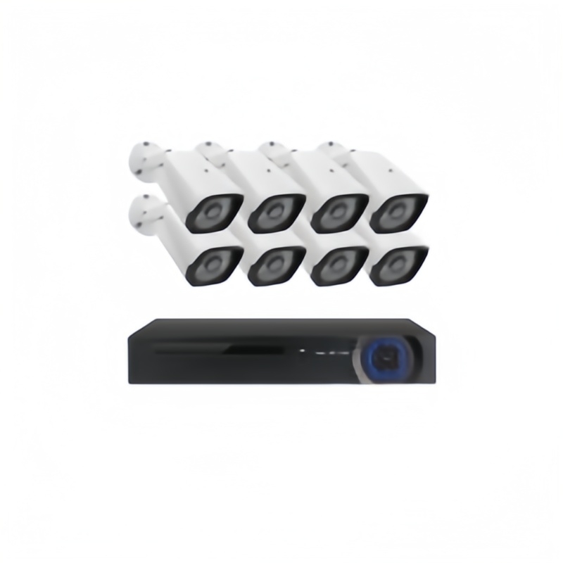  POE NVR Security Camera System KT-04