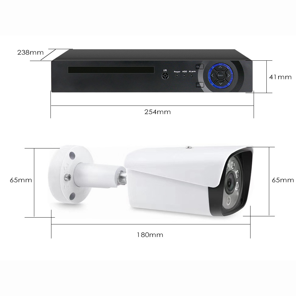  POE NVR Security Camera System KT-04